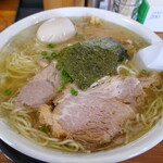 伊達屋 - 塩ラーメン大盛り煮卵990円