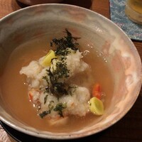 りょうりや 御旅屋 - 蓮根みぞれ蒸し