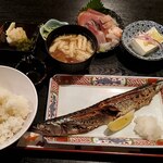 梓川 - 新さんまの塩焼き定食