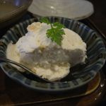 菜酒家FU-KU - ブルーシールアイス(塩ちんすこう)