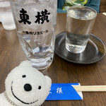 Ra-Men Touyoko - 焼酎水割り＆大関冷や Shochu and Water & Cold Ozeki Sake at Ramen Toyoko, Niigata South！♪☆(*^o^*)