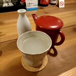 酒呑蕎食〆タグル - そば焼酎の蕎麦湯割り