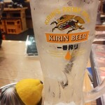 濱焼北海道 魚萬 - 生搾りレモンサワー428円がハッピーアワーで半額