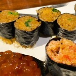 Ba Ando Sushi Konto Haku - かなり色濃いバルサミコ酢ミックスの赤しゃり
