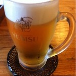 はんなり祇園 - 2012.7.29　エビス生ビール500円