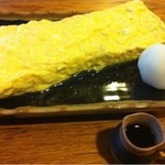 はんなり祇園 - 2012.7.29 地鶏玉子のだし巻き(特大) 630円