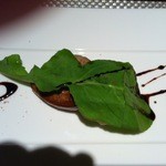 イル・ソーニョ - フォアグラのソテー　コーン入りサツマイモのピューレ添え