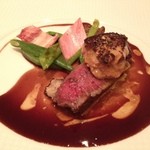 ル・ヴァンテール - 十勝産彩美牛フィレ肉のポアレ赤ワインソース 