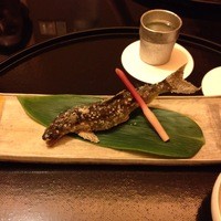 割烹 喜作 - 鮎の塩焼き
