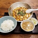 我楽酒家 丸長 - 本格四川 麻婆豆腐定食