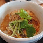 乙蕎麦 - ミニ丼  親子丼