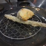 そば くら富 - 牛蒡。金時芋。