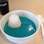 ニコニコ本社カフェ  - 食欲減退ブルーカレー(700円)