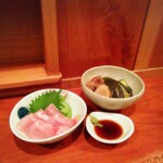 天ぷらいちかわ - 金目鯛刺身