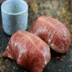 Nigiri Grilled Wagyu Beef (medium)
