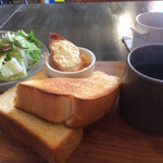 東岩坂珈琲店 - モーニングセット