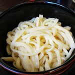 たきのや - うどんのアップ