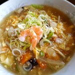 ラ・フルール - 梅ガタタンラーメンです。