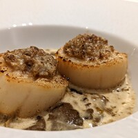 ルメルシマン オカモト - 本日の前菜　ホタテポワレ