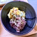 東京おっこい堂 - ポテサラと自家製ツナ。¥300。