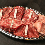 Premium Yakiniku (Grilled meat) set (2 servings/400g)