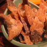 賀茂鶴 - ヒラメヒレの唐揚