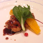 レストラン おがわ - 鴨の胸腺とフォアグラ