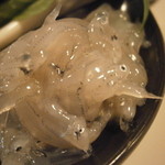 うなぎ屋酒坊・画荘 越後屋 - 24年7月　前菜　生シラス　御前崎