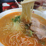 やぶ㐂 - 麺は1.5玉です