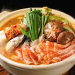 Delicious spicy jjigae hotpot