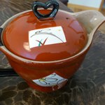 手打ち蕎麦 こはし - オシャレな蕎麦湯入れです。