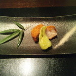 蔵元料理 天青 - 蓮根のコロッケ山椒塩