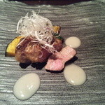 蔵元料理 天青 - 岡本豚グリル