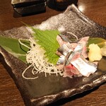 Youganyaki Kojare - さんま刺し（６５０円）