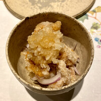 南青山 七鳥目 - 鶏皮ポン酢
