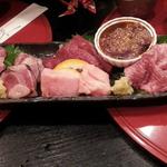 新和食 きくい - 馬刺盛り合わせ