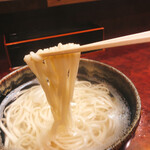 釜揚げうどん 織田薪 - 麺はこんな感じ♪