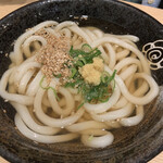 はなまるうどん - かけうどん　小　¥220(税別)