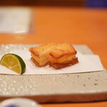 日本料理 たかむら - 海老真薯のトースト