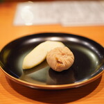 日本料理 たかむら - ラフランスと特製モンブラン