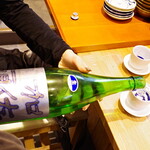 天ぷら・割鮮酒処 へそ - 加佐一陽 純米無濾過生原酒