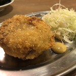 やきとりの扇屋 - 「黒毛和牛使用メンチカツ」390円