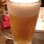 Yakiniku Koubou Waraku - 生ビール