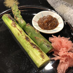 打ち薫る亭 - 焼アスパラ