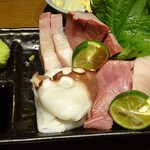 揚鶏屋　伊予 - 刺身盛り合わせ
