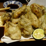 揚鶏屋　伊予 - 牡蠣天ぷら