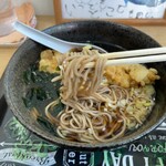 そば八 - 麺リフトしてみました