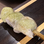 焼鳥とワイン ソバヤノニカイ - ささみ 牡蠣とカリフラワー