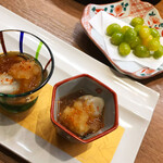 Katsugyo Marutsu - 牡蠣酢/銀杏の素揚げ