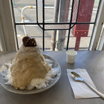 喫茶 ベレー - 全体図。
      面白いスプーン。
      お皿は軽くて木製だそうで、ビックリ。